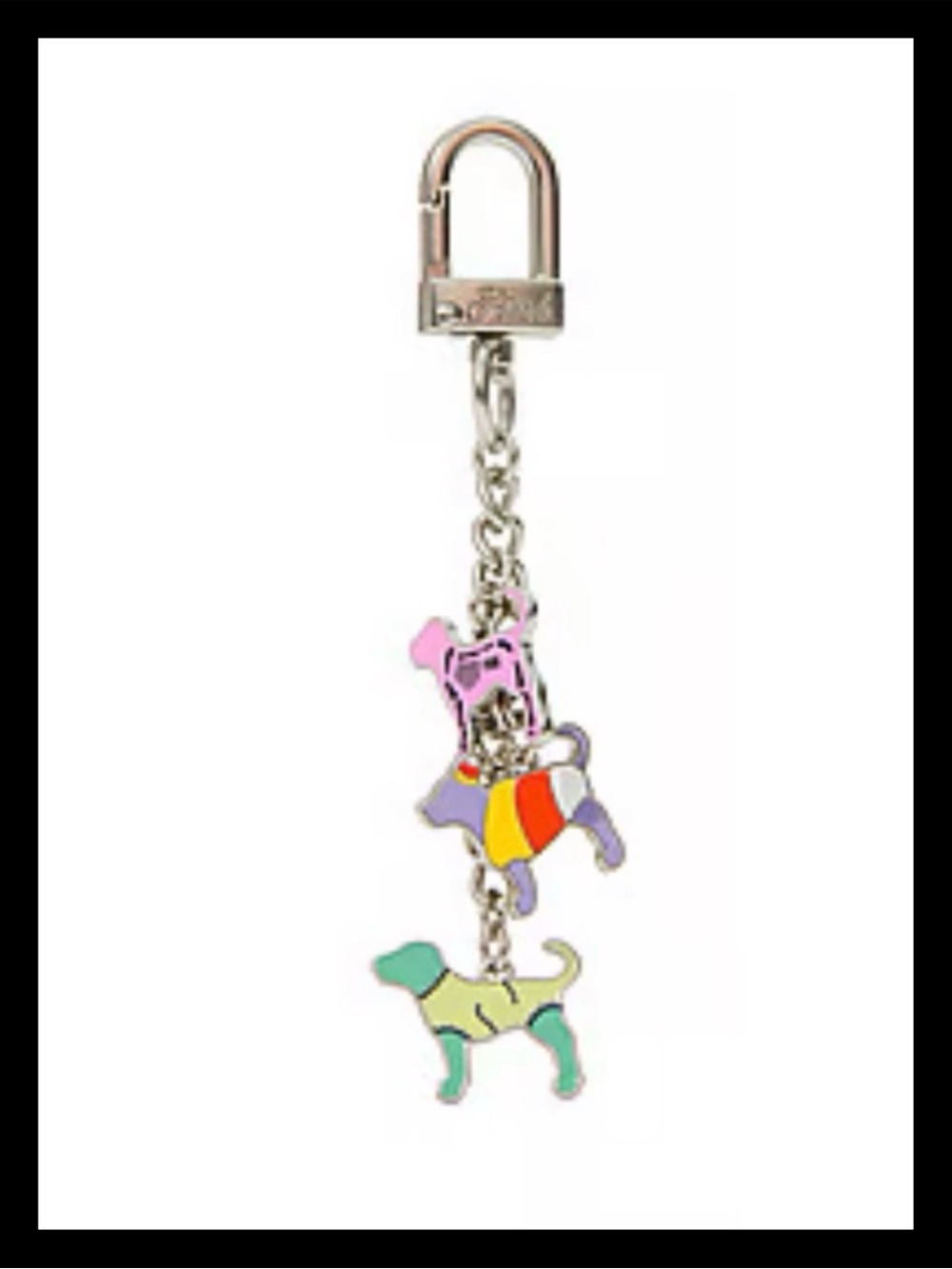 💕ⓅⒾⓃⓀ ⓋⓈ Halloween Dog Keychain Charm ✨NWT✨💕